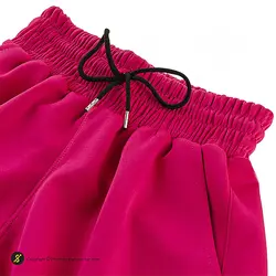 شلوارک ورزشی زنانه بدنسازی طرح نایک Just Do it 1241 | صورتی روشن | پهلوان شاپ