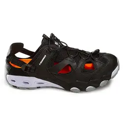 صندل کوهنوردی طبیعت گردی I-RUNNER آی رانر S2094 | مشکی/سفید | پهلوان شاپ