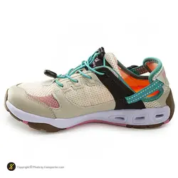 صندل کوهنوردی طبیعت گردی I-RUNNER آی رانر S2100 | کرم/سبز | پهلوان شاپ