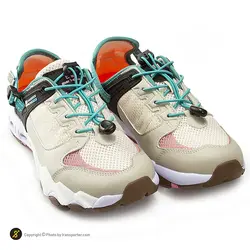 صندل کوهنوردی طبیعت گردی I-RUNNER آی رانر S2100 | کرم/سبز | پهلوان شاپ