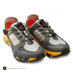 صندل کوهنوردی طبیعت گردی I-RUNNER آی رانر S2100 | طوسی/نارنجی | پهلوان شاپ