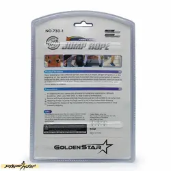 طناب سرعتی بدنسازی کراس فیت گلدن استار 1-730 BRS | آبی | پهلوان شاپ