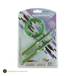 طناب سرعتی بدنسازی کراس فیت گلدن استار 1-730 BRS | سبز | پهلوان شاپ