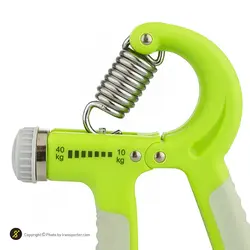 فنر تقویت مچ دست بدنسازی گلدن استار GS-W666 BRS | سبز/طوسی | پهلوان شاپ