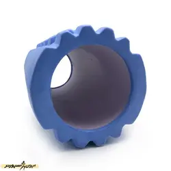 فوم رولر بدنسازی آجدار ۳3 سانتیمتری T01 | آبی | پهلوان شاپ