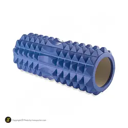 فوم رولر بدنسازی آجدار 33 سانتیمتری گلدن استار 3303 | آبی | پهلوان شاپ