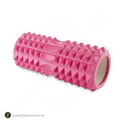 فوم رولر بدنسازی آجدار 33 سانتیمتری گلدن استار 3303 | صورتی | پهلوان شاپ