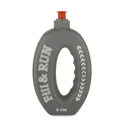 قمقمه دوچرخه سواری 500cc سوپاپ دار بیضی شکل آیریک | طوسی | پهلوان شاپ