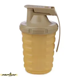 قمقمه شیکر ورزشی سه تیکه 600cc نارنجکی GRENIDE CHG | کرم | پهلوان شاپ