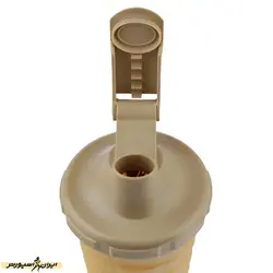 قمقمه شیکر ورزشی سه تیکه 600cc نارنجکی GRENIDE CHG | کرم | پهلوان شاپ