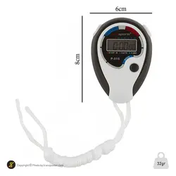 کرنومتر پرو اسپرتز BRS P-015 | مشکی/سفید | پهلوان شاپ