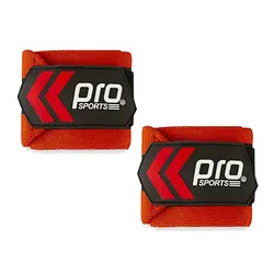 مچ بند بدنسازی جفتی چسبی بندی پرو اسپرتز 5 - 97 | نارنجی/مشکی | پهلوان شاپ