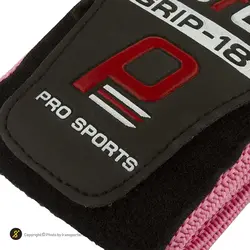 مچ بند بدنسازی جفتی چسبی بندی پرو گریپ BRS 18 54*8 | صورتی/مشکی | پهلوان شاپ