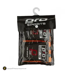 مچ بند بدنسازی جفتی چسبی بندی پرو گریپ BRS 18 54*8 | نارنجی/مشکی | پهلوان شاپ