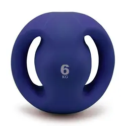 مدیسن بال بدنسازی دسته دار 6 کیلویی | بنفش | پهلوان شاپ