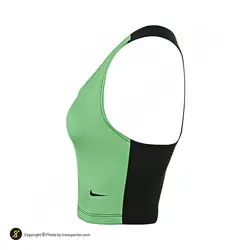 نیم تنه ورزشی زنانه بدنسازی طرح نایک Just Do it 1121 | سبز/مشکی | پهلوان شاپ