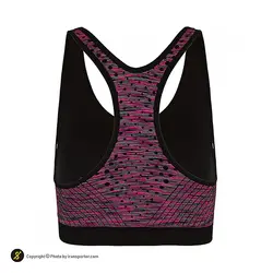 نیم تنه ورزشی زنانه بدنسازی کاپ دار Ladie's Professional - 4304 | بنفش/مشکی | پهلوان شاپ