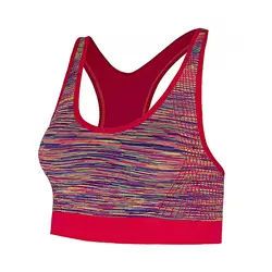 نیم تنه ورزشی زنانه بدنسازی کاپ دار Ladie's Professional - 4304 | بنفش/صورتی | پهلوان شاپ