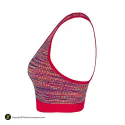 نیم تنه ورزشی زنانه بدنسازی کاپ دار Ladie's Professional - 4304 | بنفش/صورتی | پهلوان شاپ