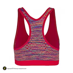 نیم تنه ورزشی زنانه بدنسازی کاپ دار Ladie's Professional - 4304 | بنفش/صورتی | پهلوان شاپ