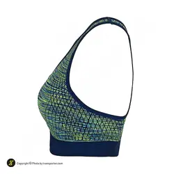 نیم تنه ورزشی زنانه بدنسازی کاپ دار Ladie's Professional - 4304 | سبز/سرمه ای | پهلوان شاپ