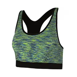 نیم تنه ورزشی زنانه بدنسازی کاپ دار Ladie's Professional - 4304 | سبز/مشکی | پهلوان شاپ