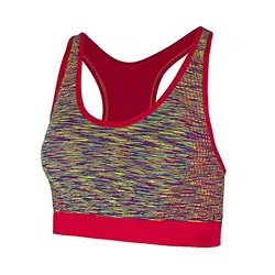 نیم تنه ورزشی زنانه بدنسازی کاپ دار Ladie's Professional - 4304 | صورتی/بنفش | پهلوان شاپ