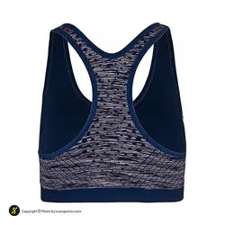 نیم تنه ورزشی زنانه بدنسازی کاپ دار Ladie's Professional - 4304 | سرمه ای/بنفش | پهلوان شاپ