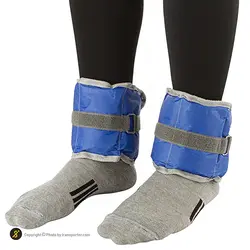 وزنه پا بدنسازی جفتی شنی 1 کیلویی پرو اسپرتز | آبی/طوسی | پهلوان شاپ