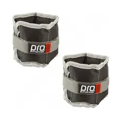 وزنه پا بدنسازی جفتی شنی 500 گرمی پرو اسپرتز | مشکی/طوسی | پهلوان شاپ