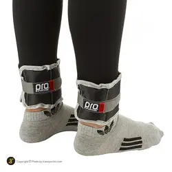 وزنه پا بدنسازی جفتی شنی 500 گرمی پرو اسپرتز | مشکی/طوسی | پهلوان شاپ