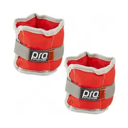 وزنه پا بدنسازی جفتی شنی 500 گرمی پرو اسپرتز | قرمز/طوسی | پهلوان شاپ