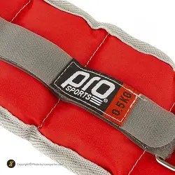 وزنه پا بدنسازی جفتی شنی 500 گرمی پرو اسپرتز | قرمز/طوسی | پهلوان شاپ