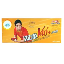 توپ پینگ پنگ دبل فیش 1 ستاره ABS مدل V40+ بسته 10 عددی | پهلوان شاپ