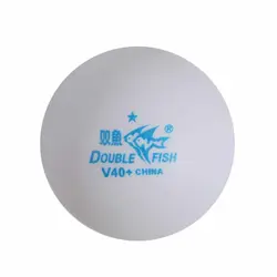 توپ پینگ پنگ دبل فیش 1 ستاره ABS مدل V40+ بسته 10 عددی | پهلوان شاپ