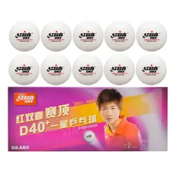 توپ پینگ پنگ دبل هپینس 1 ستاره +ABS D40 بسته 10 عددی | پهلوان شاپ
