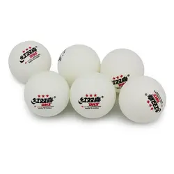 توپ پینگ پنگ دبل هپینس 3 ستاره D40 سلولوئید بسته 6 عددی | پهلوان شاپ