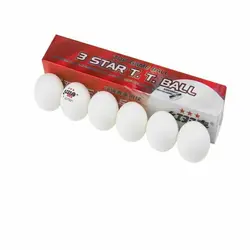 توپ پینگ پنگ دبل هپینس 40 سه ستاره تایید ITTF بسته 6 عددی | پهلوان شاپ