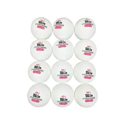 توپ پینگ پنگ ویلسون 40+ سه ستاره بسته 12 عددی | پهلوان شاپ