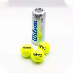 توپ تنیس ویلسون مدل تور کلاب بسته 3 عددی | پهلوان شاپ