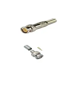 فیش BNC پیچی و پرسی