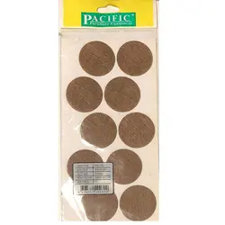 پد پایه مبل و صندلی نمدی پشت چسبدار قطر 4.5 بسته 10عددی