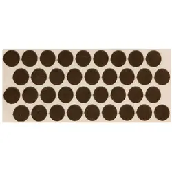 پد پایه مبل و صندلی نمدی پشت چسبدار قطر1.5 بسته 36عددی