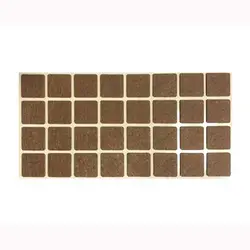 پد پایه مبل و صندلی نمدی پشت چسبدار 2.5*2.5بسته 32عددی