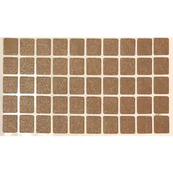 پد پایه مبل و صندلی نمدی پشت چسبدار 2*2بسته 50عددی