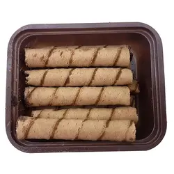 ویفر رول با طعم کاکائو نادری - بسته 12 عددی