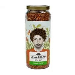 موسلی گرانولا بادام هندی و حبه خرما وگان چاربان