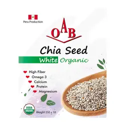 دانه چیا سفید اُ آ ب - 250 گرم | خرید دانه چیا سفید اُ آ ب - 250 گرم | فروشگاه سام شاپ