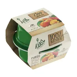 پوره مخلوط سیب، زردآلو و هلو کاریز-2 عددی | خرید محصولات کاریز | فروشگاه آنلاین سام شاپ