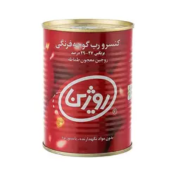رب گوجه فرنگی روژین - 400 گرم | خرید محصولات روژین | فروشگاه آنلاین سام شاپ
